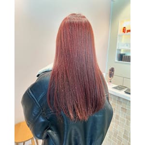 成人式カラー　ピンクレッドブラウン