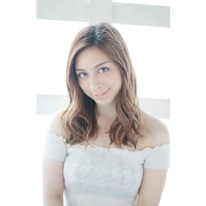 かきあげバング/マロンベージュ/ライトベージュ/