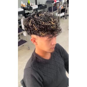 メンズパーマ×メッシュ