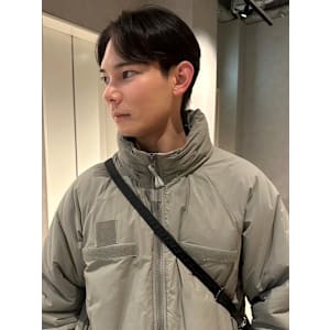 センターパート　爽やか　メンズショート　ビジネス　30代