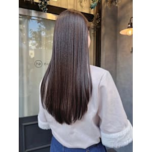 髪質改善/縮毛矯正/酸性ストレート/イルミナカラー/ベージュ