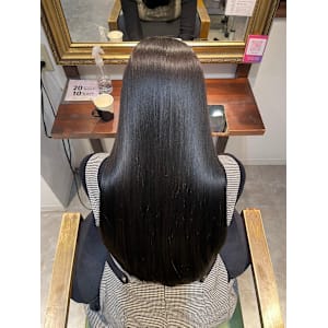 髪質改善/縮毛矯正/酸性ストレート/韓国/グレーブラック