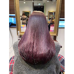 髪質改善/縮毛矯正/酸性ストレート/丸みボブ/グレージュ