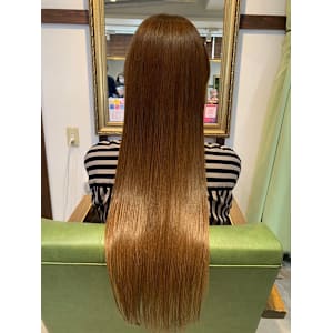 髪質改善/縮毛矯正/酸性ストレート/ハニーベージュ/ロング