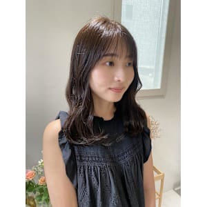 《花屋併設》透明感カラー