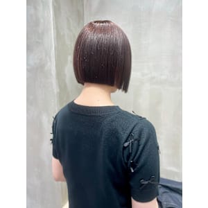 切りっぱなしボブ