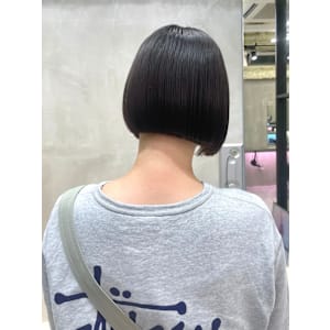 切りっぱなしボブ