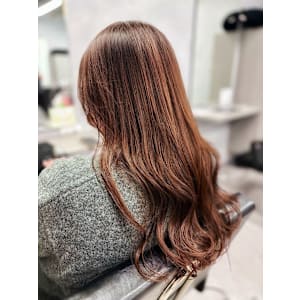 イノアカラーでピンクに色味をチェンジ！