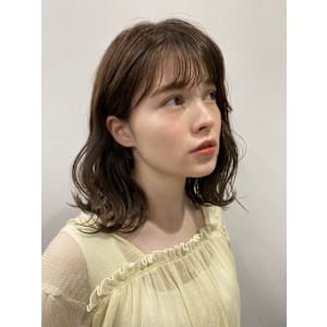 波巻きボブパーマ