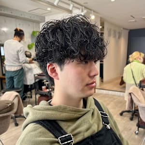 2wayバング/くせ毛風パーマ