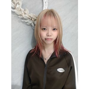 ミディアムレイヤー×インナーピンク