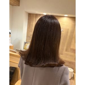 【Terrace】外ハネミディアム×ラベンダーベージュ