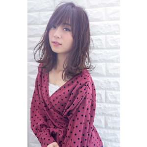 ★くせ毛風カール20代30代40代デジタルパーマ前髪小顔