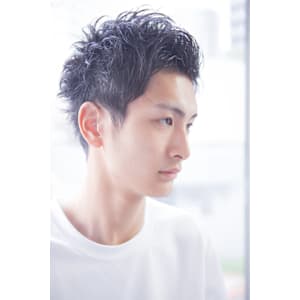 ビジネスアップバング/爽やかツーブロック/刈り上げショート