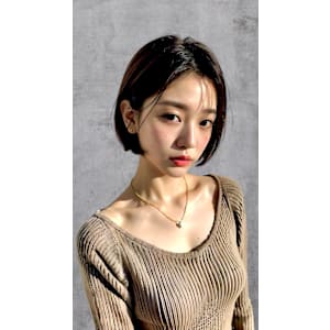 シースルーボブ