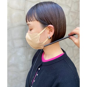【土谷　庄之介】ワイドバング×ショートボブ