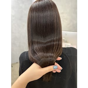 【松本　華】人気&オススメ　超ツヤ感　水素カラー