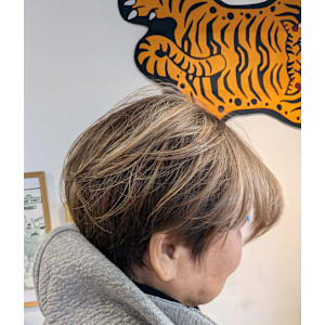 白髪ぼかし＋ハイライト - hair salon BRIDGE【ヘアサロンブリッジ】掲載中