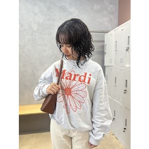 【能田　花音】ハードパーマは意外とスタイリング楽ちん♪