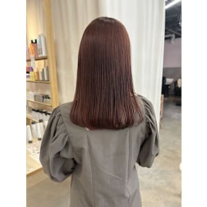 【小川　結女花】ダブルカラーで作るチェリーベージュ♪