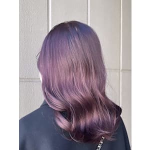 ｜ラベンダーピンクで愛されヘア｜