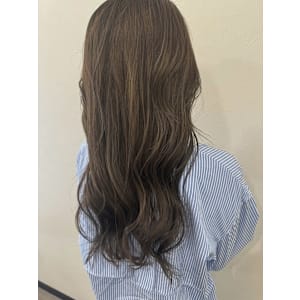 外国風ハイライト/透明感グレージュ