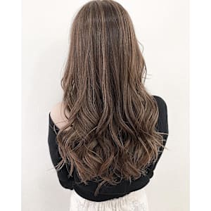 ハイライト×マロンベージュ