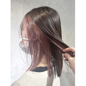 ｜淡色ピンクイヤリングカラー｜