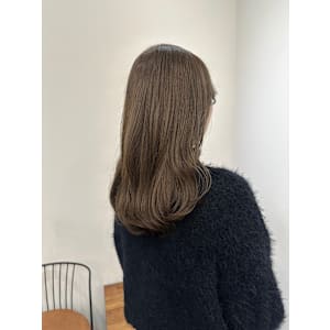 池袋 透明感カラー Olive moca♪