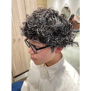 ニュアンスパーマで無造作にセット【三軒茶屋】