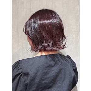 ｜ブリーチなしカシスピンク｜