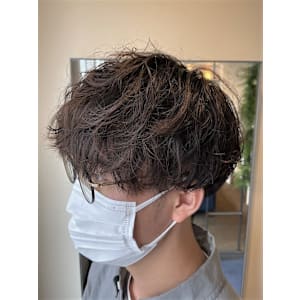 【W_SALON 河原町】ゆるめ　パーマ　マッシュ