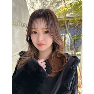 シースルーバング/2wayバング/レイヤーカット/20代