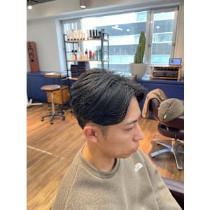 流行りのパーマ