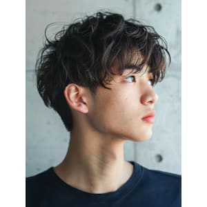 メンズパーマ/仙台駅前/全席個室サロン/21時まで受付可能