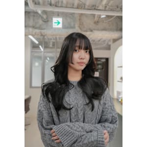 ブルーブラック/韓国くびれ巻き