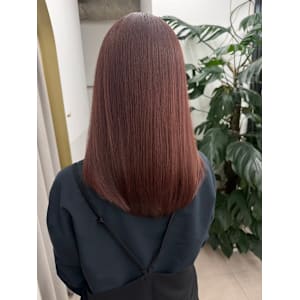  『ROW町田』高品質レッドカラー艶髪