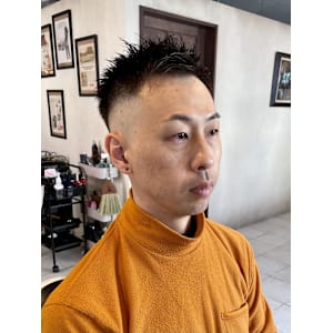 【40代 男性】ロンドンフェードショート（大宮/バーバー）