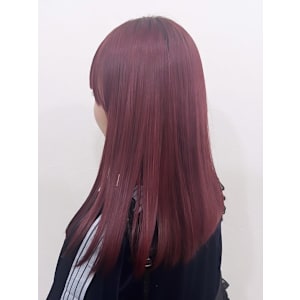 ｜派手髪カシスレッド｜