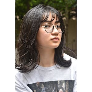 ナチュラルブラックで小顔外ハネ - Misirlou【ミザルー】掲載中