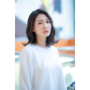 ナチュラルウェーブ×ダークアッシュ