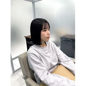 切りっぱなしボブ