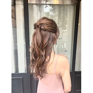 髪質改善/縮毛矯正/酸性ストレート/ヘアセット/ハーフアップ