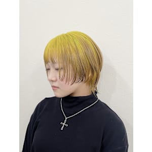 ｜ライムグリーン × ミルクティー｜