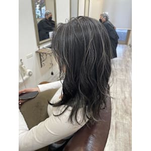 コントラストハイライト/グレージュ/イルミナカラー