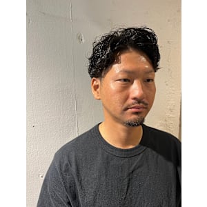 大人かっこいいナチュラルパーマ