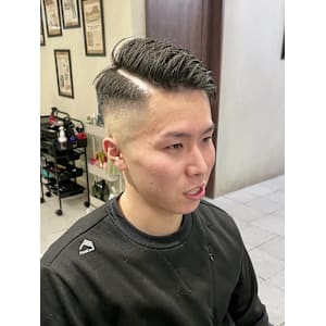 【20代 男性】ロンドン七三フェード（大宮/バーバー）