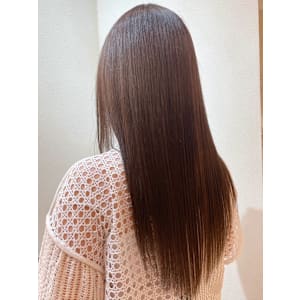 スーパーロング　ストレートヘア　ロングレイヤー　ベージュ