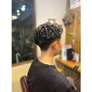 ツーブロック×ナチュラルパーマ【代々木上原】