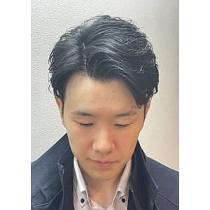 メンズウェーブパーマヘアスタイル